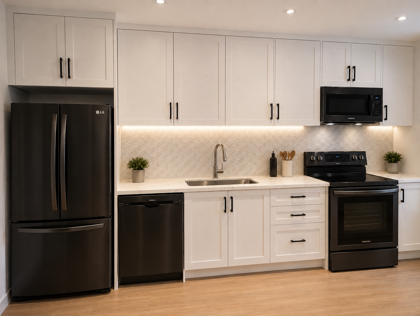Modern White Kitchen